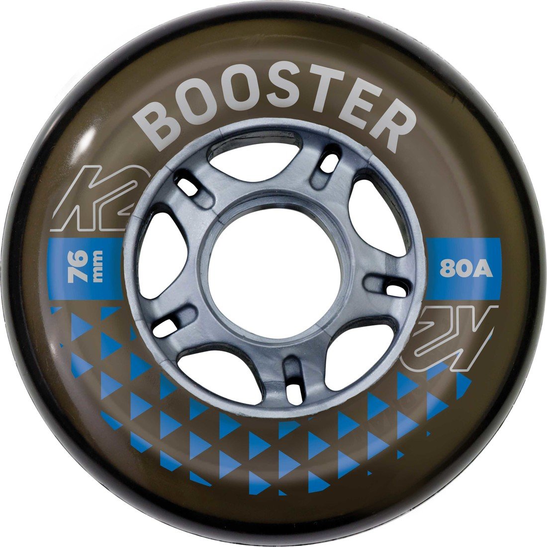 Kolečka k inline bruslím K2 BOOSTER 76MM 80A 4-WHEEL PACK (2023) velikost: OS (UNI)