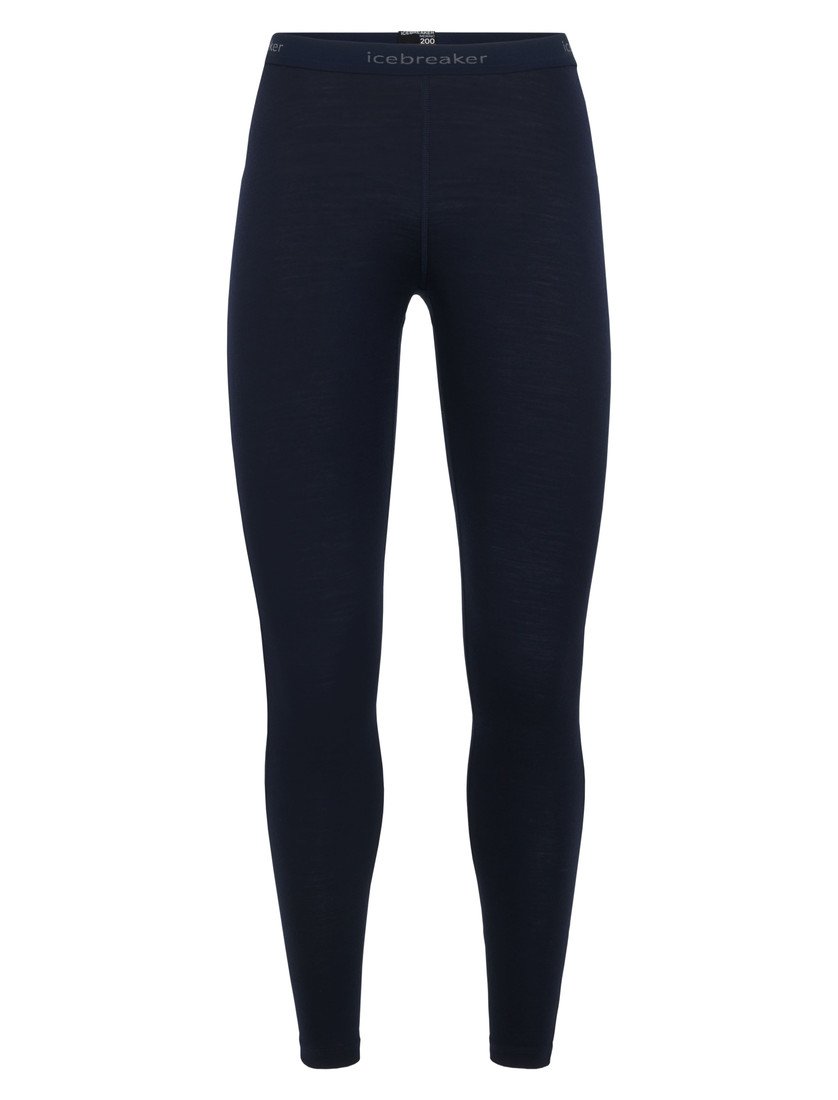 dámské merino spodky ICEBREAKER Wmns 200 Oasis Leggings, Midnight Navy velikost: L