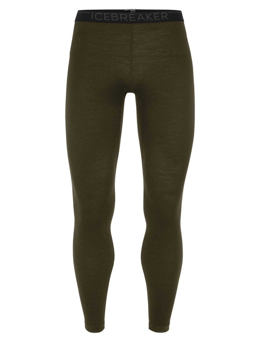 pánské merino spodky ICEBREAKER Mens 200 Oasis Leggings, Loden velikost: L