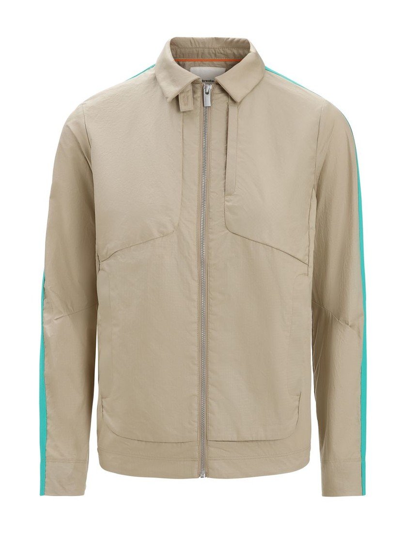 ICEBREAKER Wmns ICL Shell+™ Lightweight Jacket, Sand/Fresh/Chalk (vzorek) velikost: S