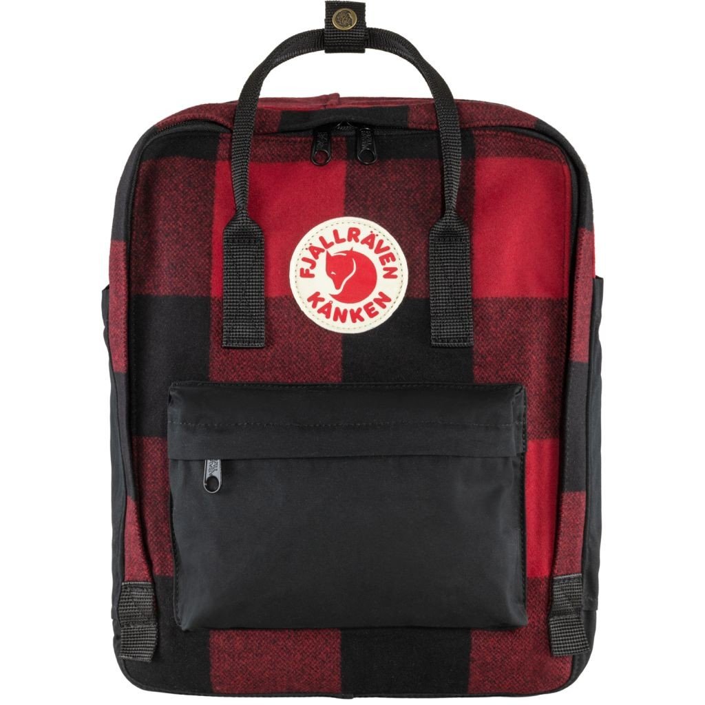 FJÄLLRÄVEN Kanken Re-Wool, Red/Black velikost: OS (UNI)