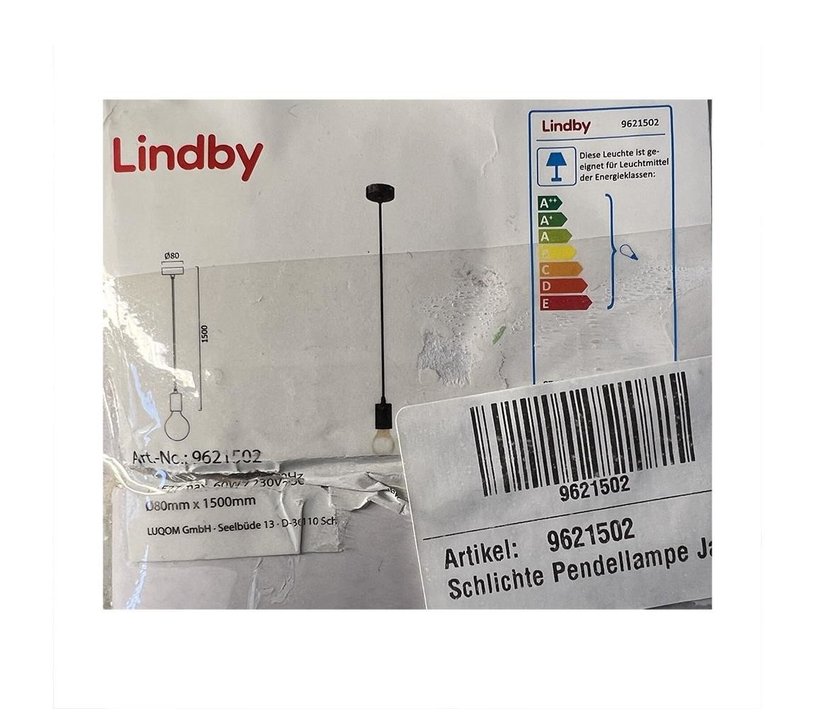 Lindby Lindby - Lustr na lanku JAKE 1xE27/60W/230V
