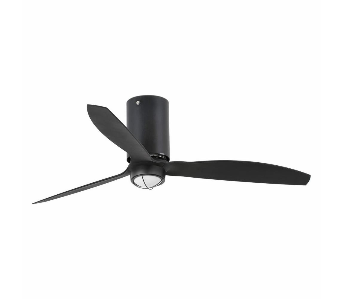 FARO Barcelona FARO 32043WP-10 - LED Stropní látor MINI TUBE FAN LED/16W/230V černá + DO