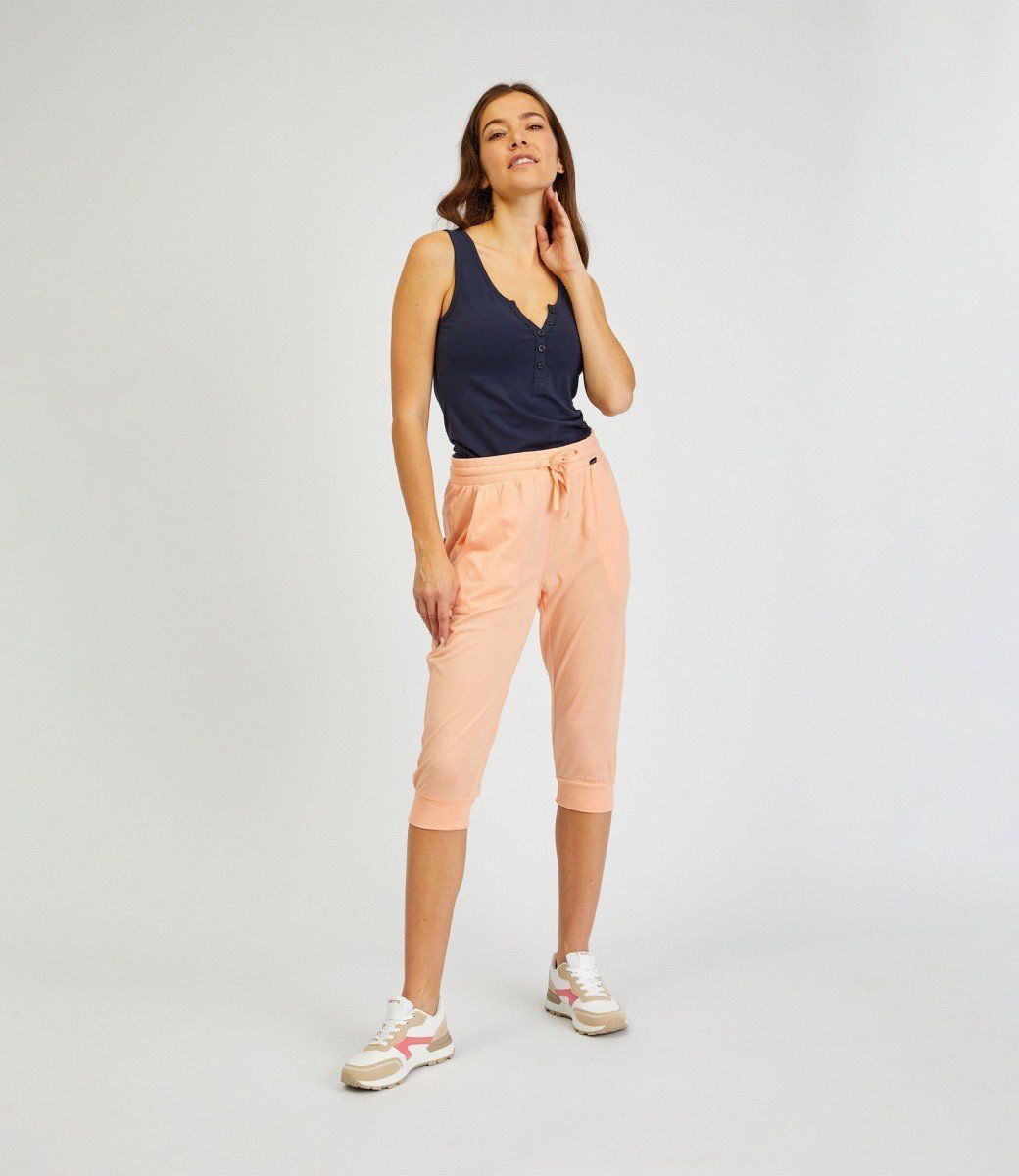 Dámské 3/4 kalhoty phoenix sam 73 světle oranžová s