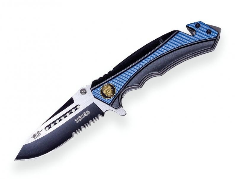 Joker záchranářský nůž SAO blue Aluminium Handle s pouzdrem