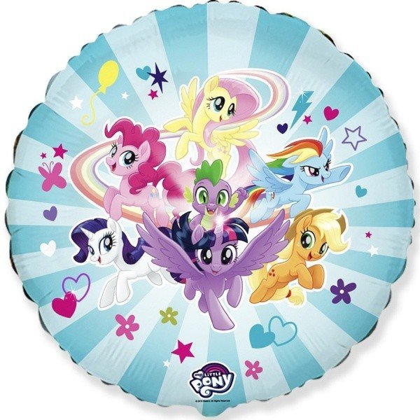 Balónek fóliový kulatý My Little Pony 45 cm