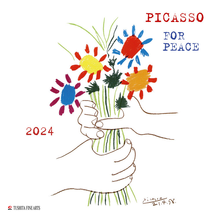 TUSHITA Kalendář 2024 Pablo Picasso - For Peace