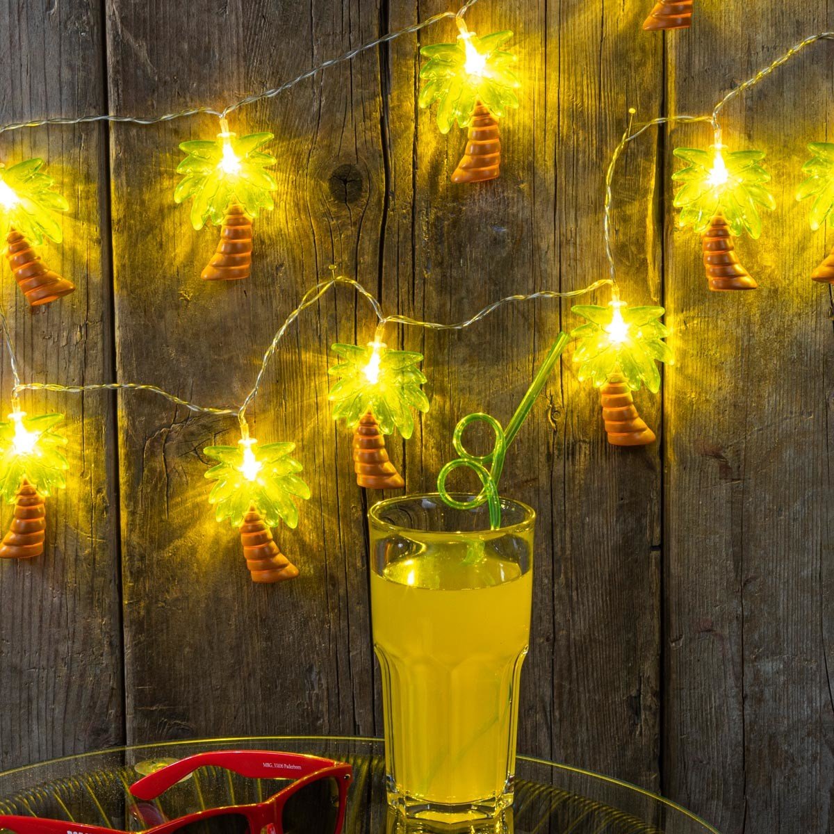 Led světelný řetěz palmy