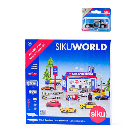 SIKU World autosalon s autem