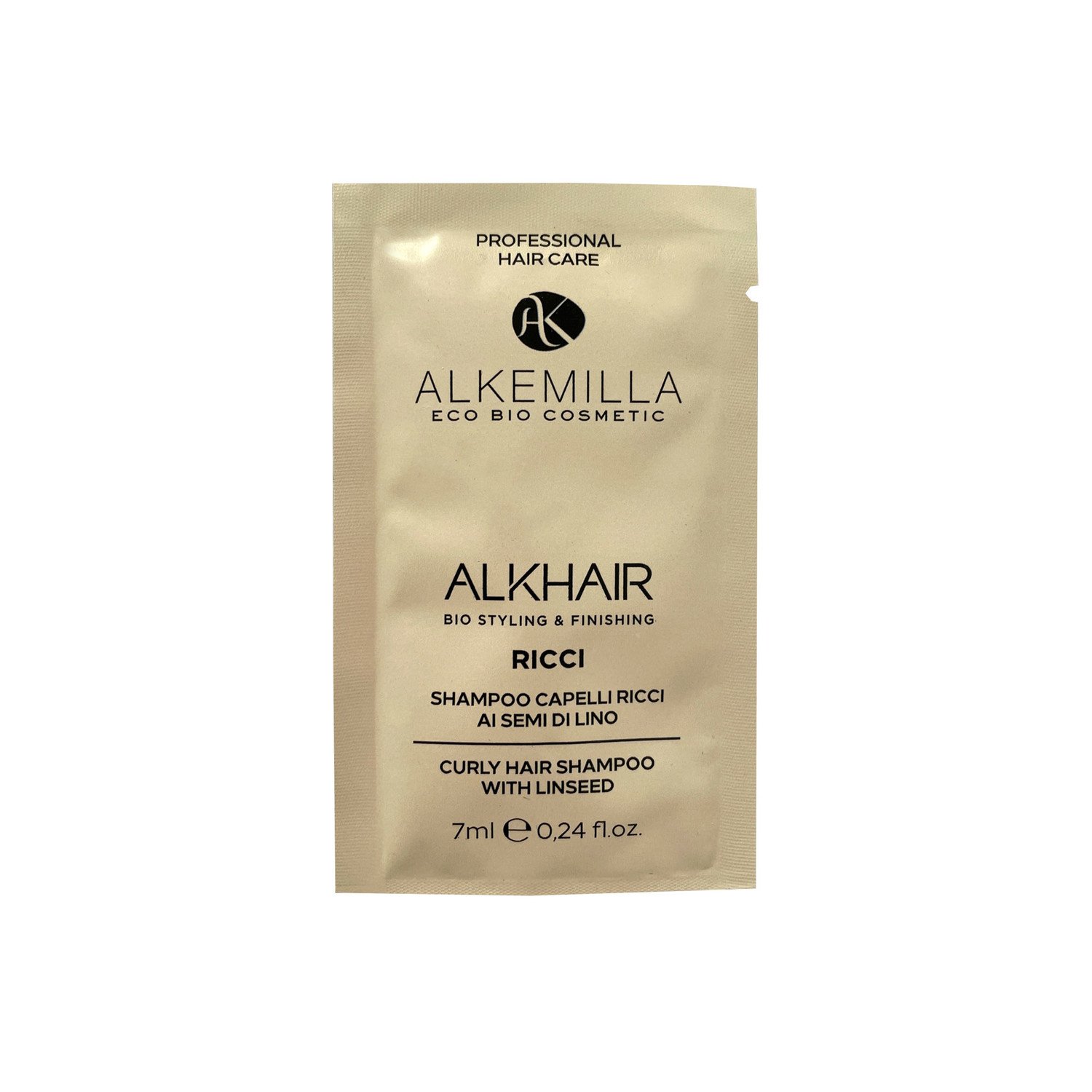 Alkemilla Eco Bio Cosmetics Alkemilla VZOREK Přírodní šampón s avokádovým a jojobovým olejem na vlnité a kudrnaté vlasy 7 ml