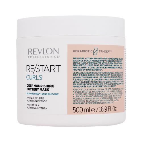 Revlon Professional Re/Start Curls Deep Nourishing Buttery Mask 500 ml vyživující maska pro kudrnaté a vlnité vlasy pro ženy