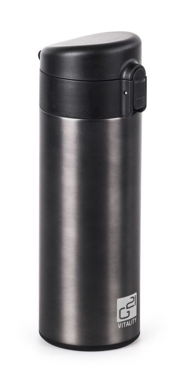 Termoláhev G21 na pití, ocelově šedá, 350 ml