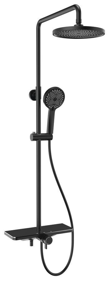 AQUALINE ARONA sprchový sloup, černý SL210B