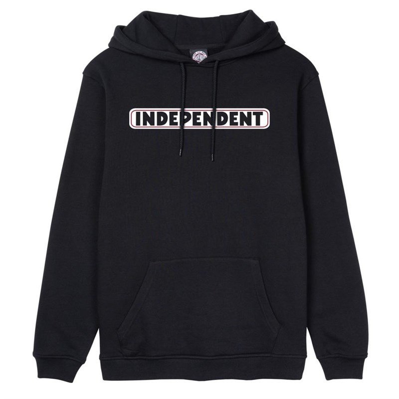 mikina INDEPENDENT - Bar Logo Hood  Black (BLACK) velikost: L