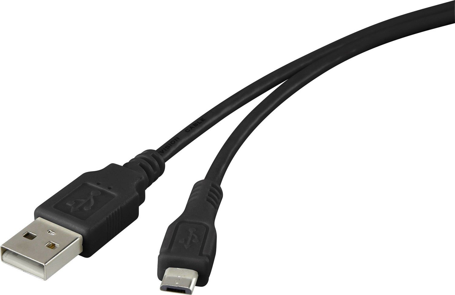 USB 2.0  Renkforce  RF-4316220, 1.00 m, černá