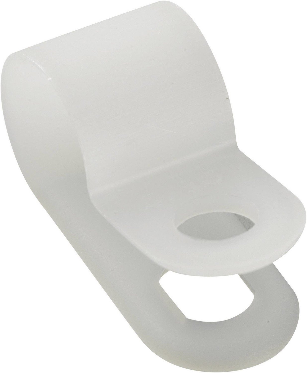 TRU COMPONENTS  upevňovací příchytka šroubovací 532019 Průměr kabelového svazku (rozsah) 8 mm (max)   přírodní 25 ks