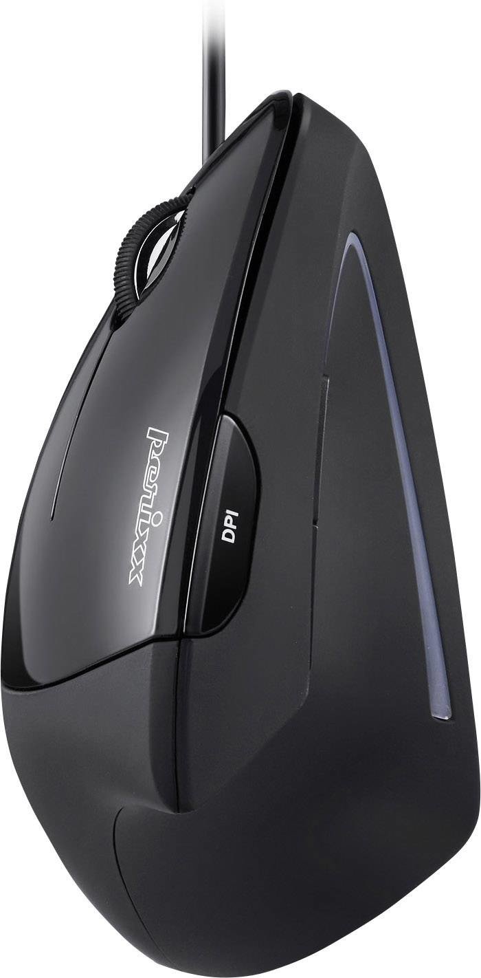 Perixx Perimice-513L ergonomická myš USB optická černá 5 tlačítko 2000 dpi ergonomická