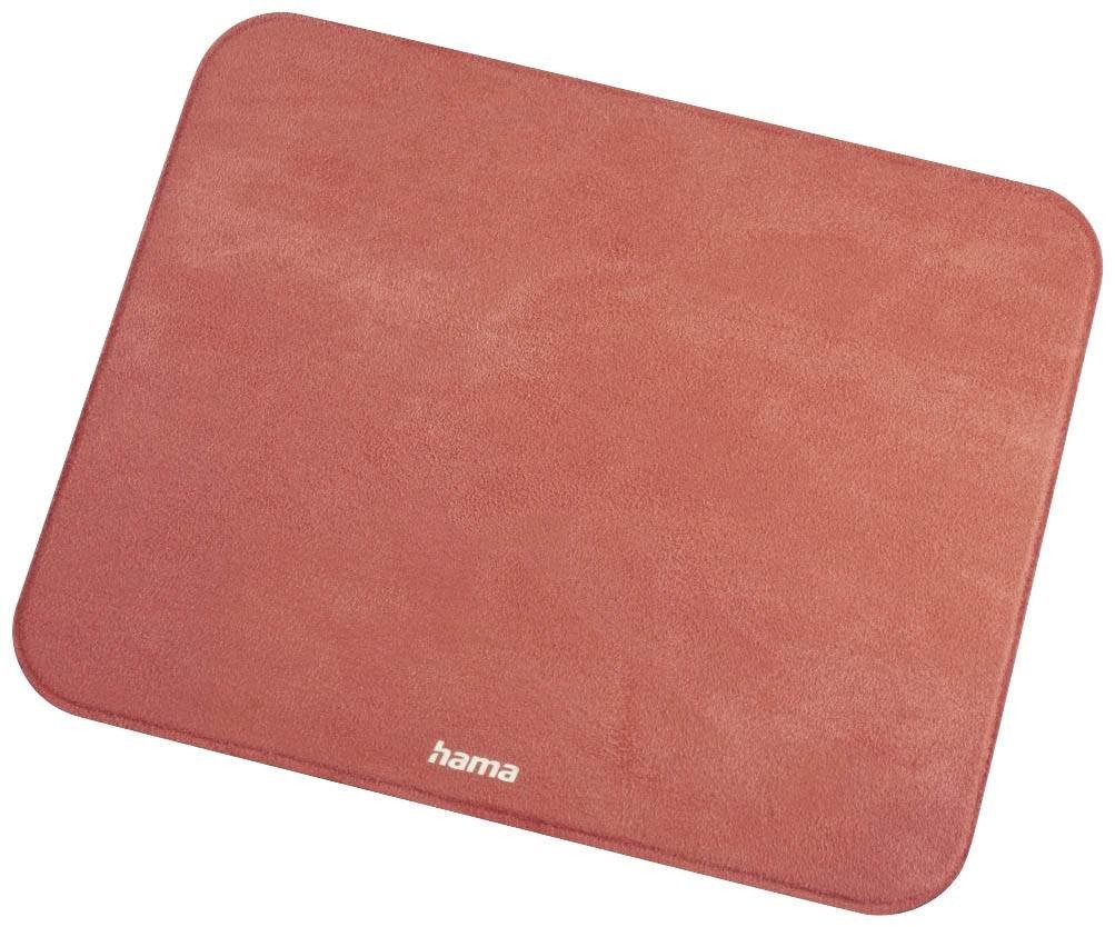 Hama Velvet podložka pod myš  korálová červená  (š x v x h) 220 x 2 x 180 mm