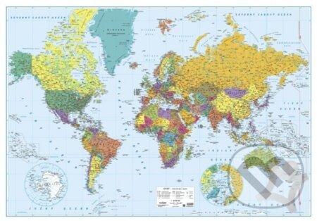 Svet - politická mapa 1:43,5 mil. - BB Kart