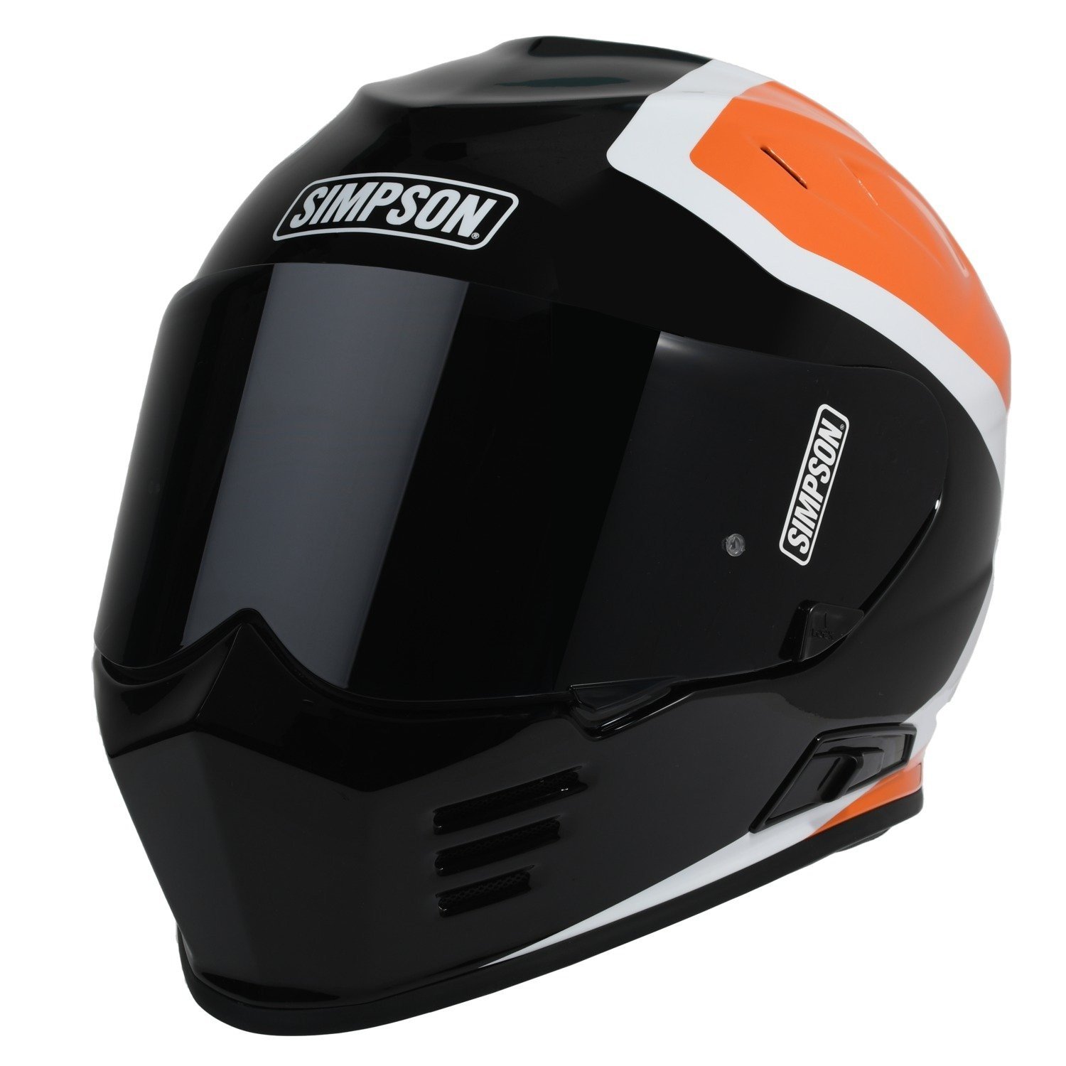 Simpson VENOM Black/White/Orange L (59/60)