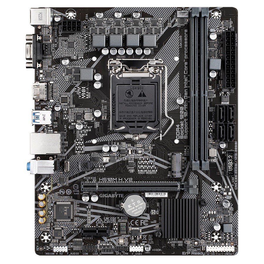 GIGABYTE H510M H V2/LGA 1200/mATX