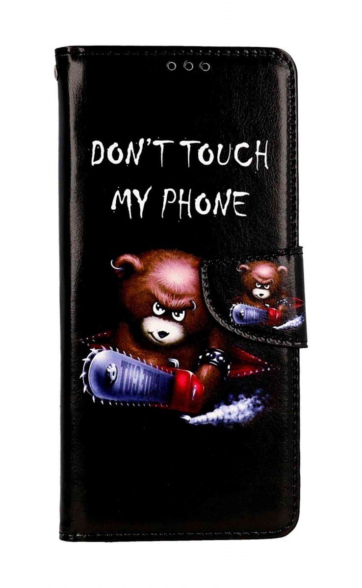 Pouzdro TopQ Motorola Moto G51 5G knížkové Don't Touch méďa 95553