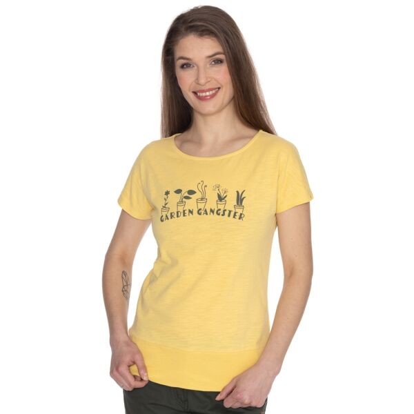 BUSHMAN MARLA Dámské tričko, žlutá, velikost XXL
