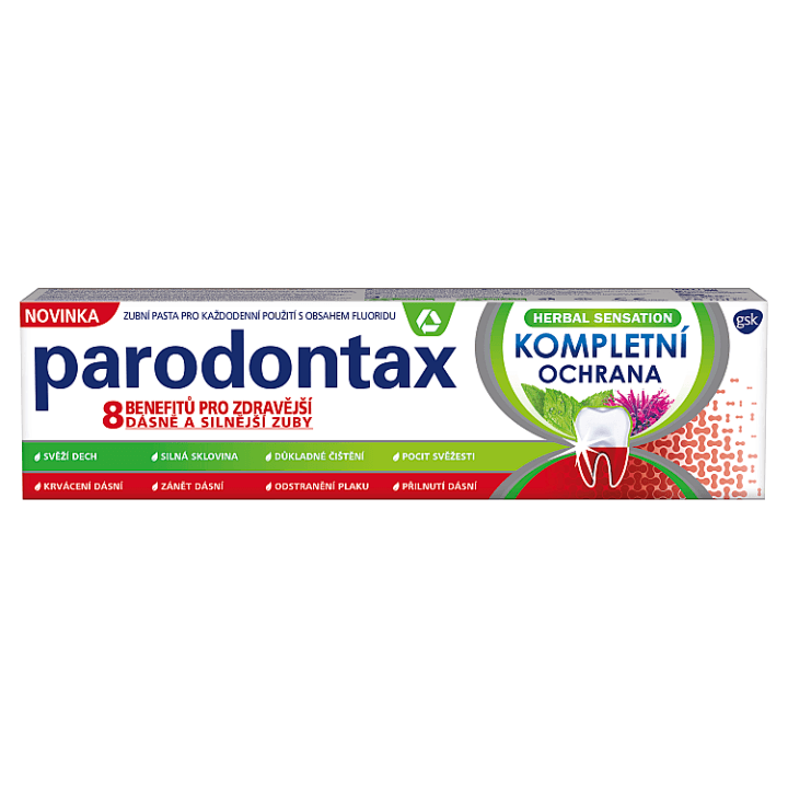 Parodontax Herbal Sensation kompletní ochrana zubní pasta s fluoridem 75ml