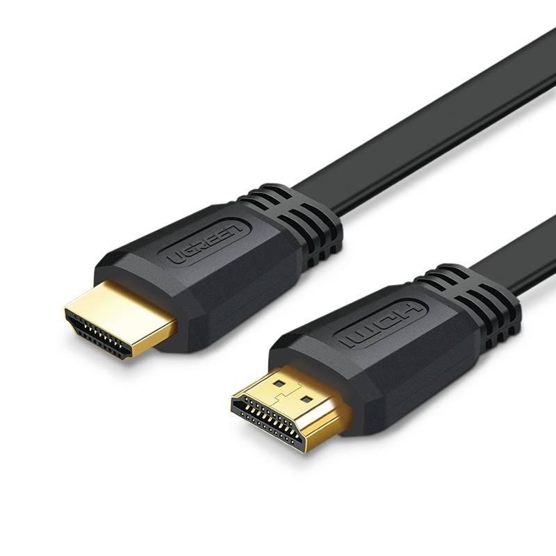 Plochý kabel HDMI, UGREEN ED015, 4K, 1,5 m (černý)