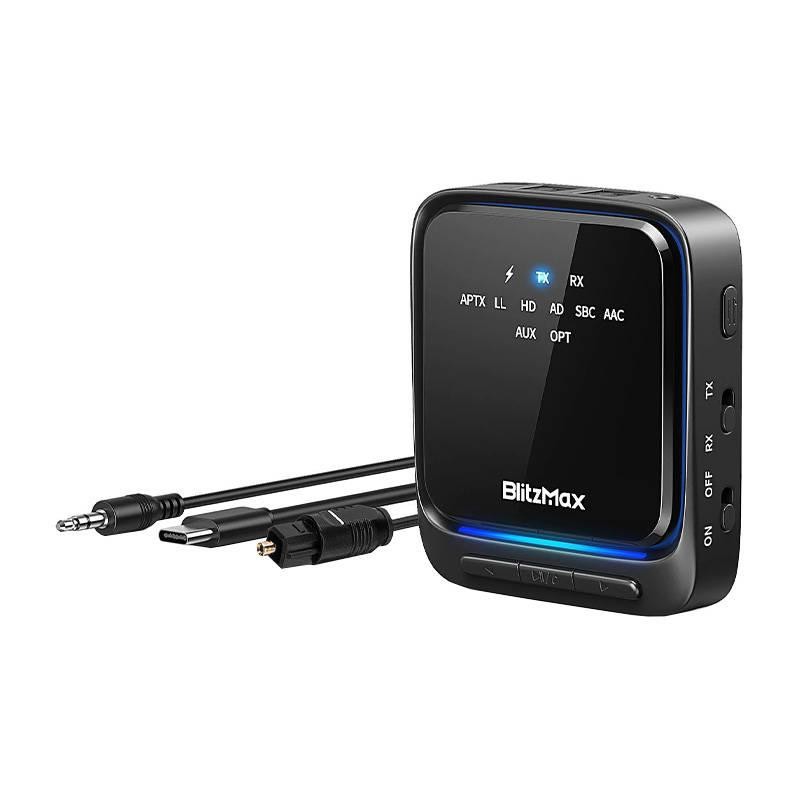 BlitzWolf Vysílač/přijímač Bluetooth 5.2 BlitzMax BT06, aptX