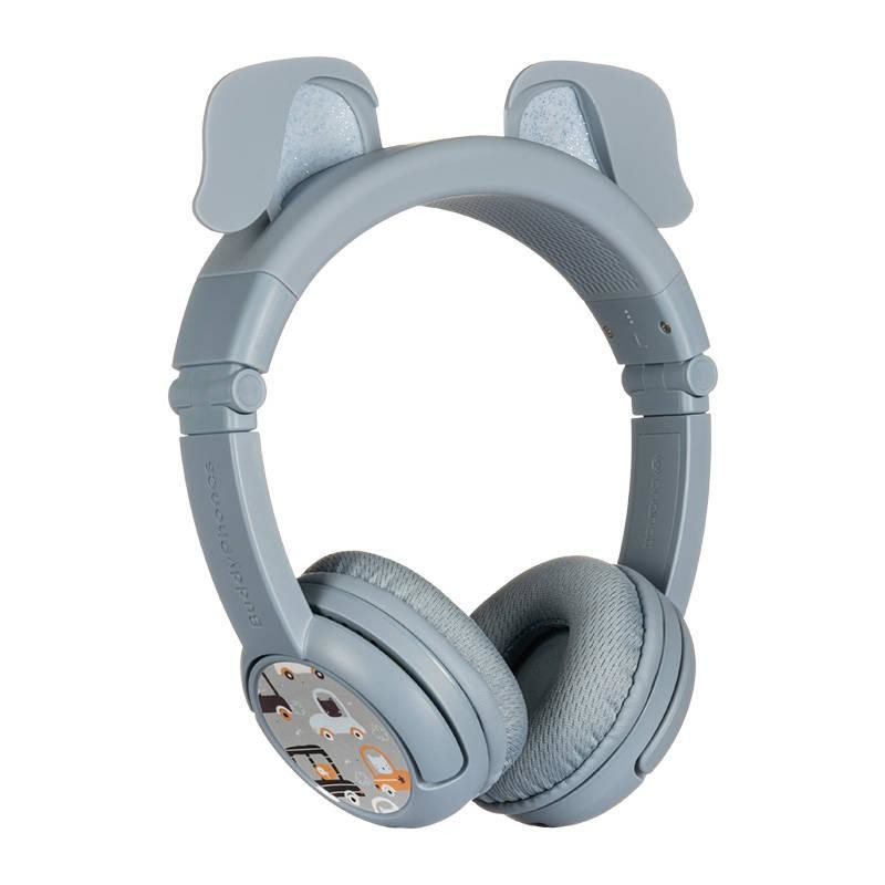 Bezdrátová sluchátka pro děti BuddyPhones Play Ears Plus (modrá)