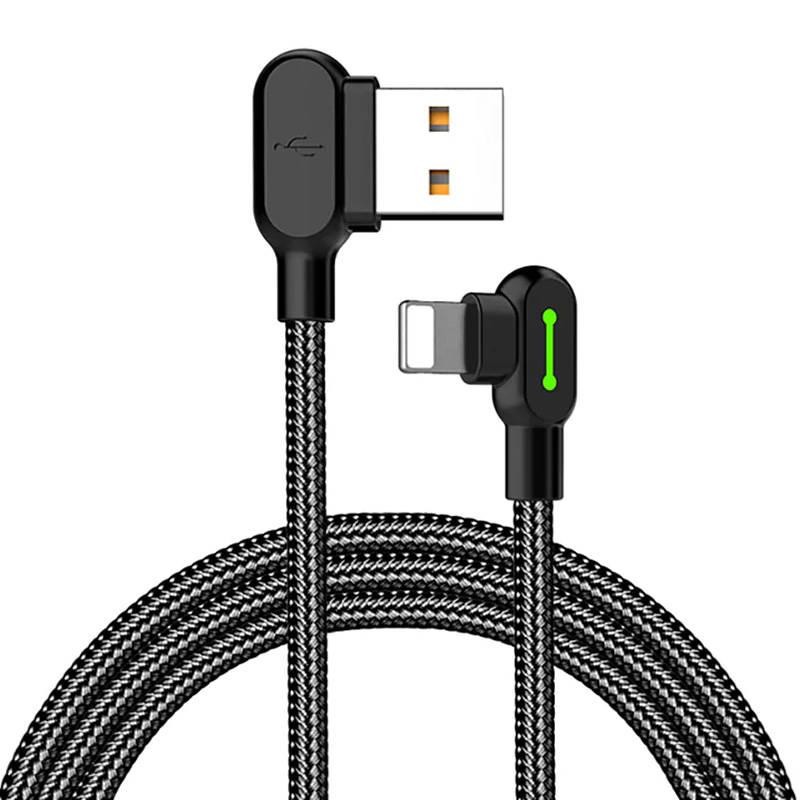 Kabel USB-Lightning, Mcdodo CA-4679, úhlový, 3 m (černý)