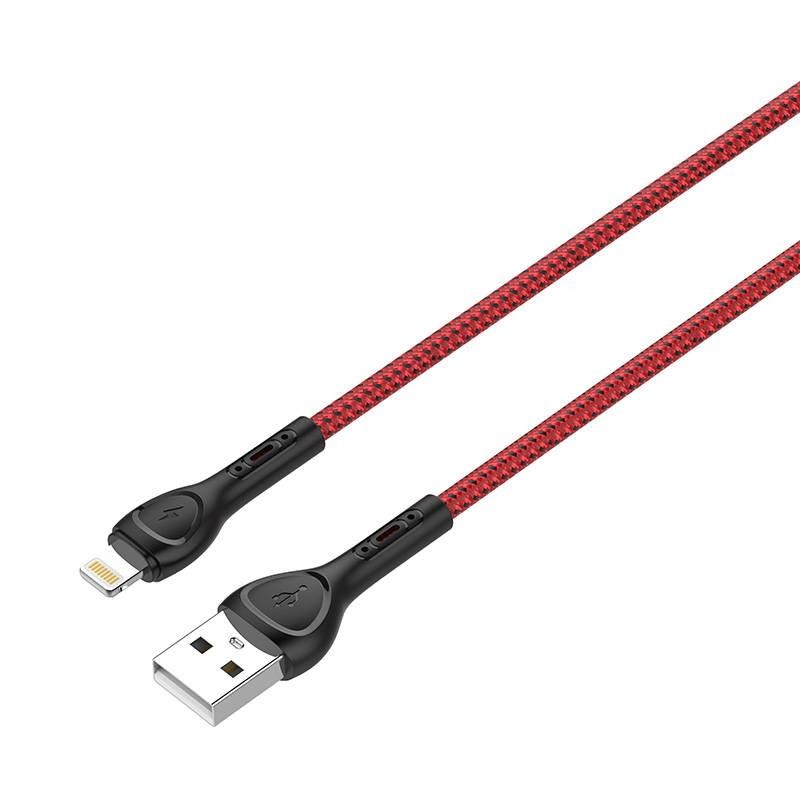 Kabel USB - Lightning LDNIO LS482 2m (červený)