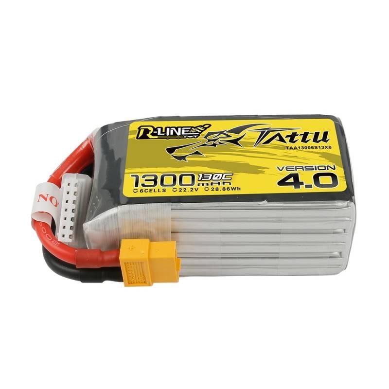 Baterie Tattu R-Line 4.0 1300mAh 22,2V 130C 6S1P XT60