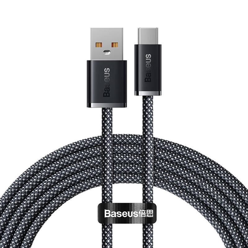 Kabel USB na USB-C Baseus řady Dynamic, 100 W, 2 m (černý)