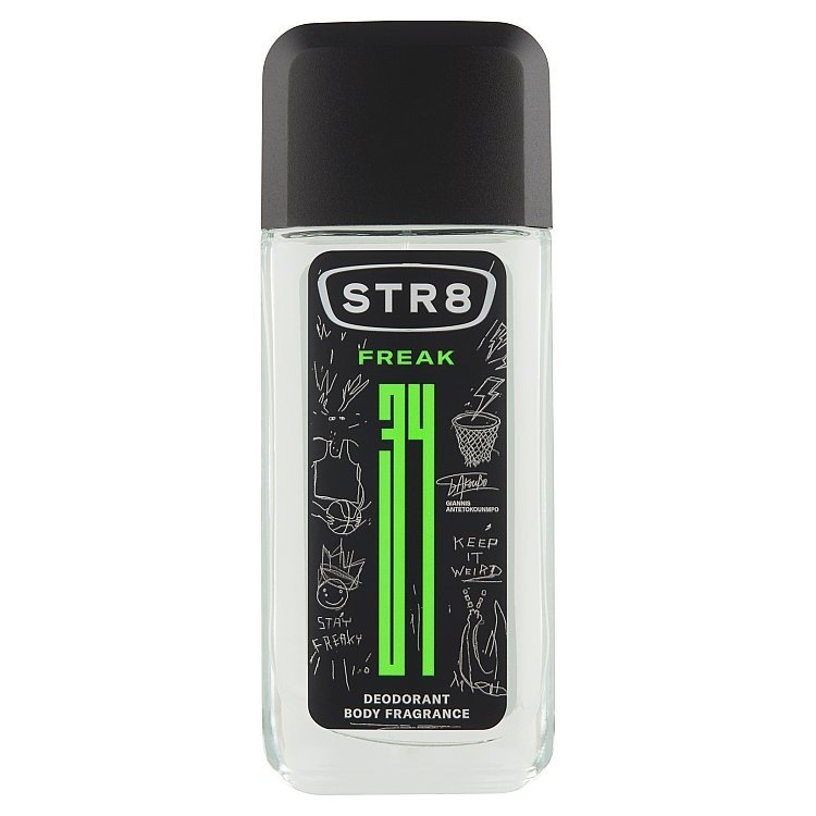 STR8 Freak Body fragrance deodorant s rozprašovačem pro muže 85 ml
