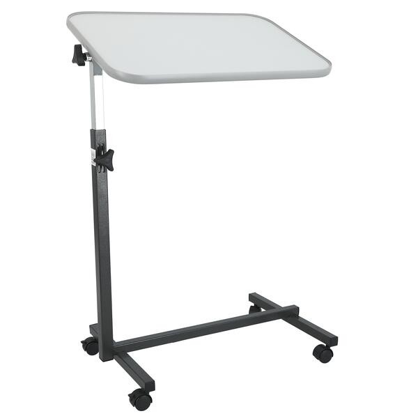 Lůžkový stolek k posteli bělosivý