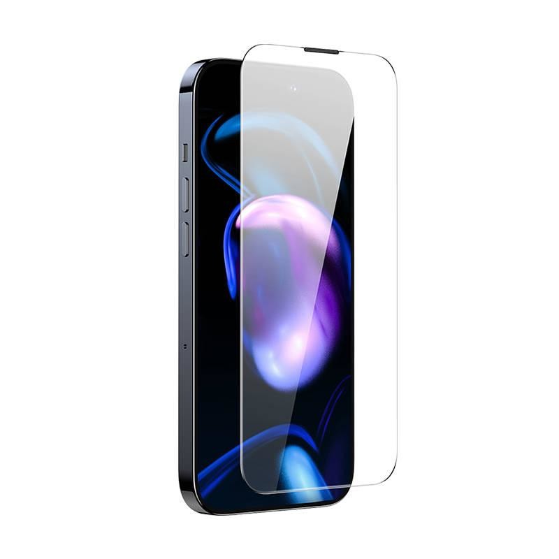 0,3mm Baseus Crystal tvrzené sklo s protiprachovou vrstvou pro iPhone 14 Pro Max (2ks)