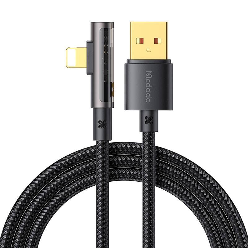 Prism USB kabel s bleskem Mcdodo CA-3511,1,8 m (černý)