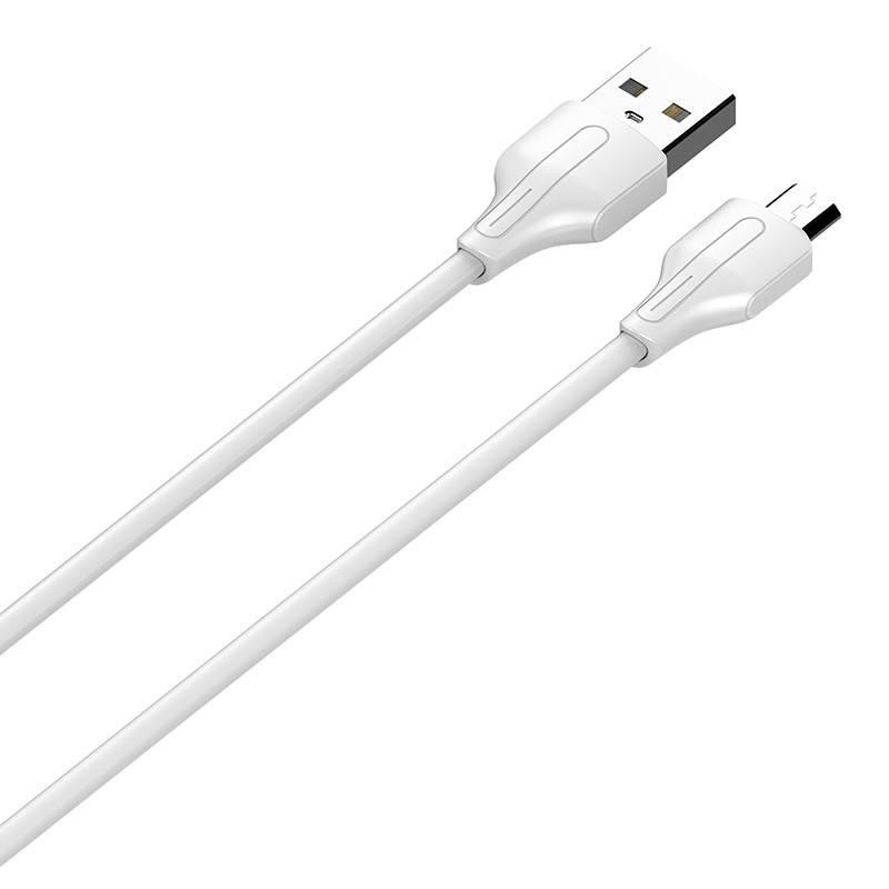 Kabel USB-Micro USB LDNIO LS542, 2,1 A, 2 m (bílý)