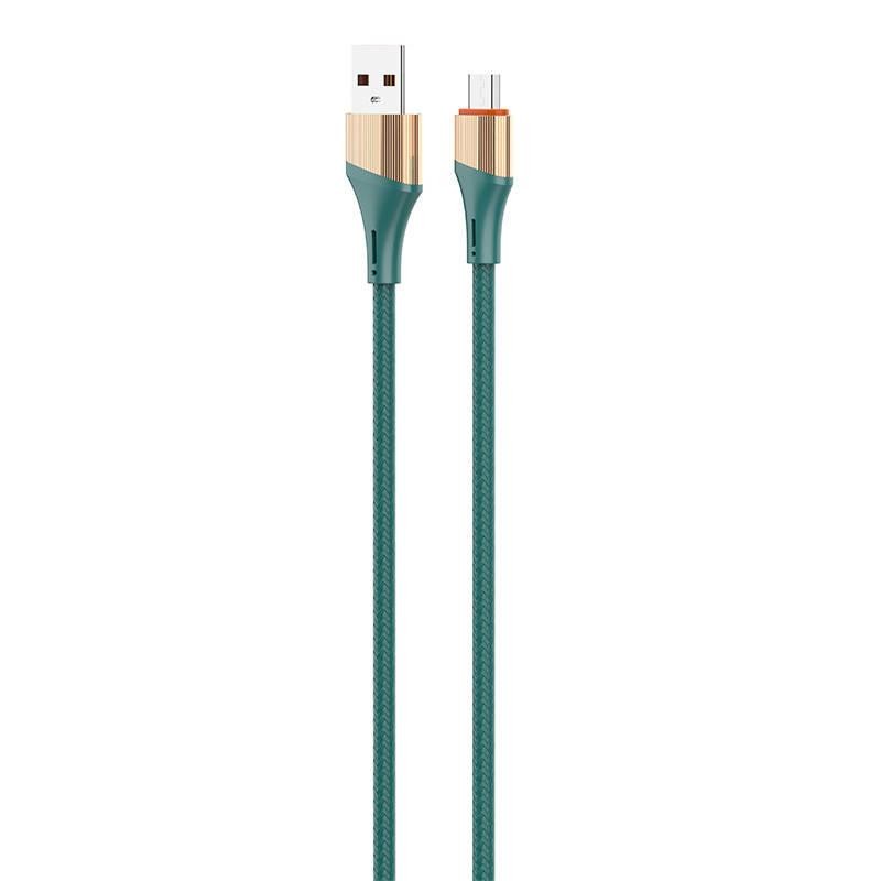 Kabel USB-Micro USB LDNIO LS632 2m, 30W (zelený)