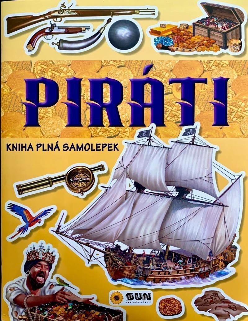Kniha plná samolepek - Piráti