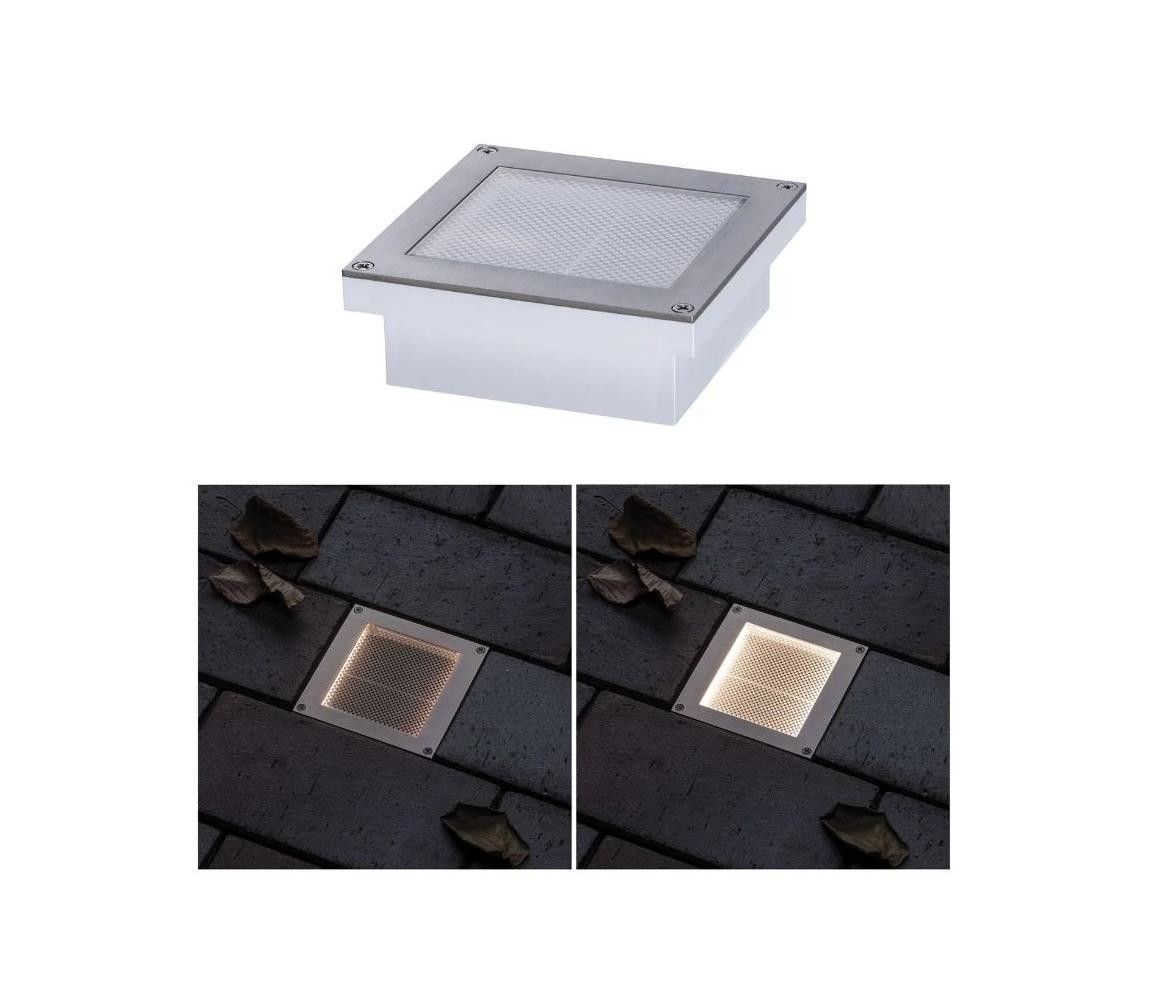 Paulmann Paulmann 94238 - LED/0,7W IP67 Solární nájezdové svítidlo se senzorem ARON 3,7V