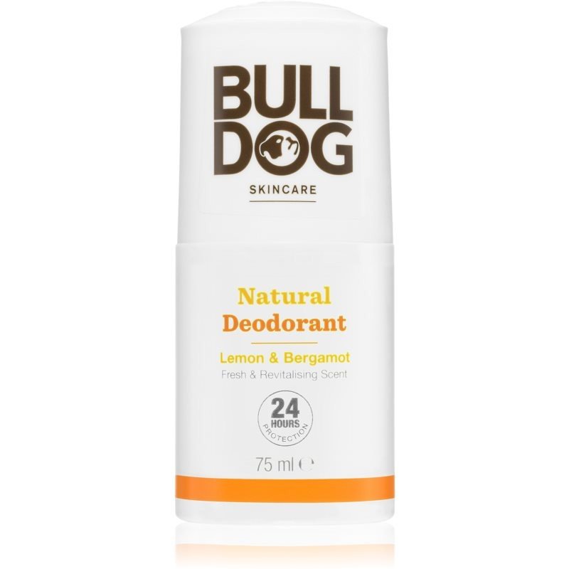 Bulldog Lemon & Bergamot Natural Deodorant Fresh & Revitalising Scent 75 ml