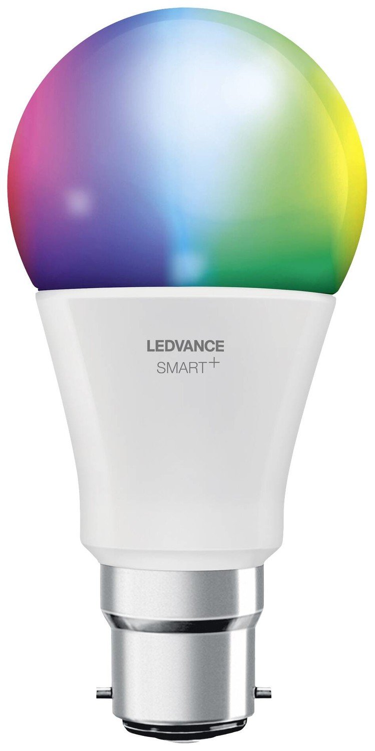 LEDVANCE 4058075729049 LED Energetická třída (EEK2021) F (A - G) B22d válcový tvar 9 W = 60 W teplá až studená bílá, RGBW (Ø x v) 60 mm x 60 mm  1 ks