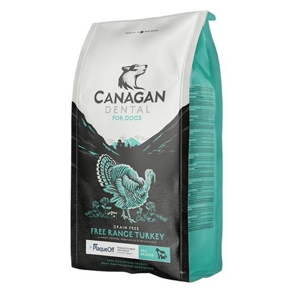 CANAGAN Dental Free run turkey granule pro psy 2 kg