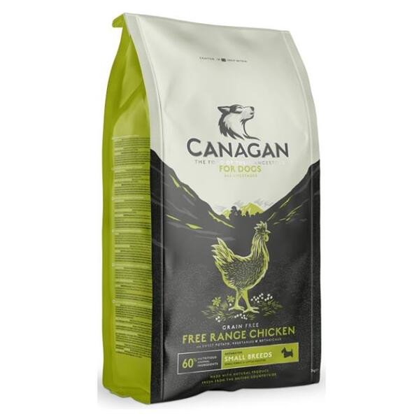 CANAGAN Small Breed Free-range chicken granule pro psy 2 kg