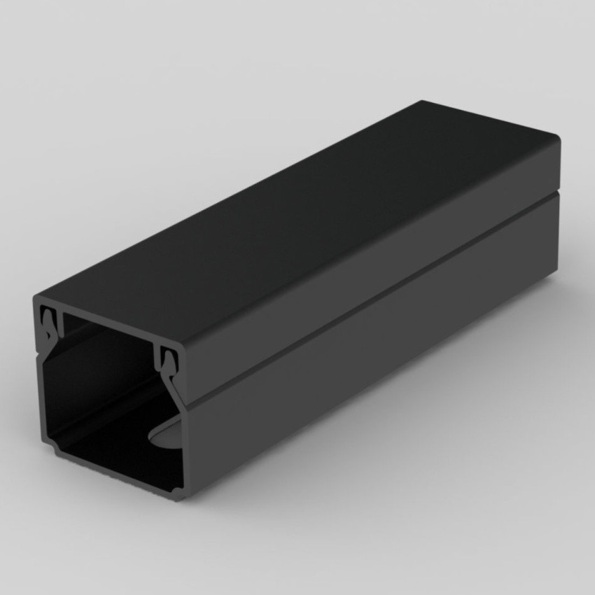 Kopos LHD 20x20 FD černá plastová lišta vkládací pro uložení vodičů 2m (48m = balení)