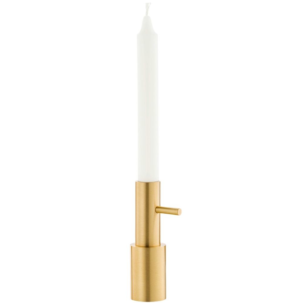 Stojan na svíčku #2 13 cm, zlatá, mosaz, Fritz Hansen
