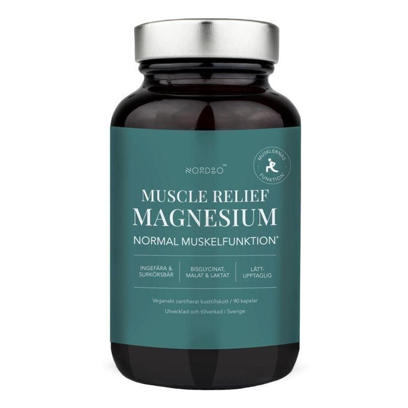 Nordbo Magnesium Muscle Relief 90 kapslí